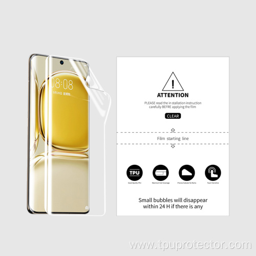 HD TPU Screen Protector Hydrogel Film for Phone